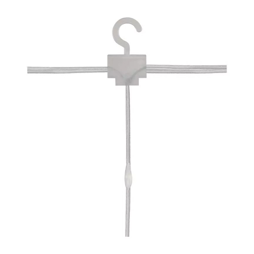 LED γιρλάντα εξωτερικού χώρου, 300 LED, 8 λειτουργίες, 5,9 m, IP44, θερμό λευκό