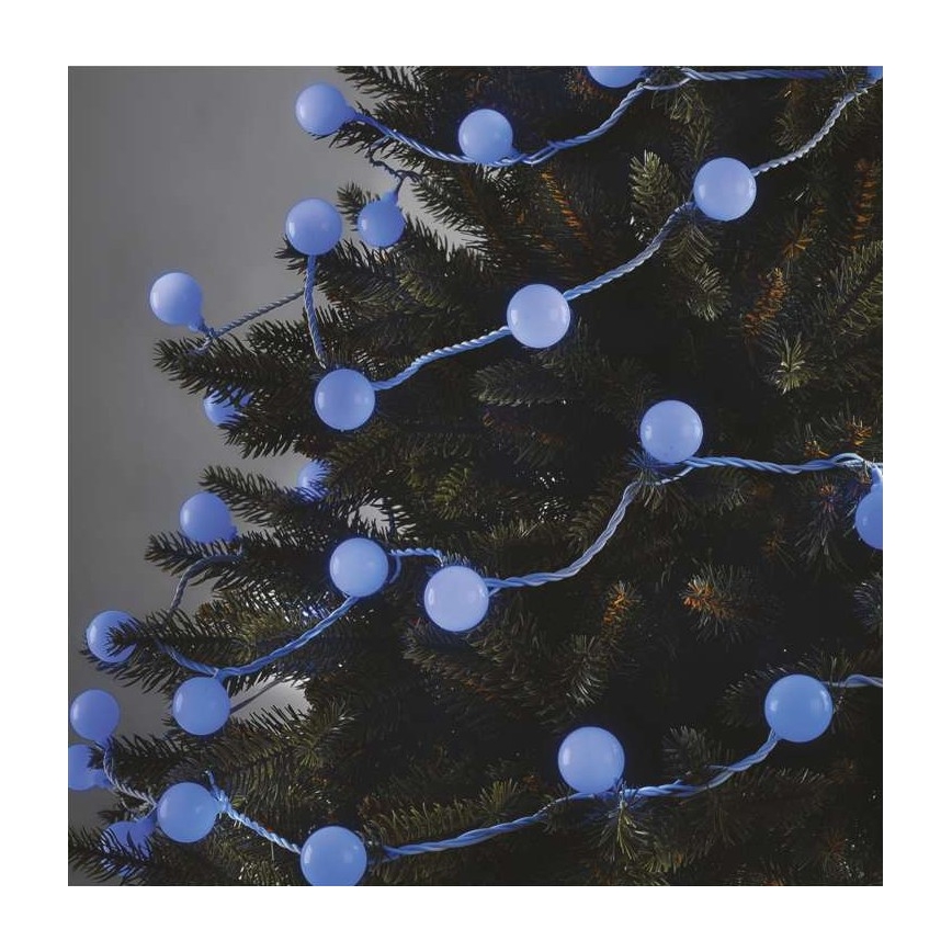 LED γιρλάντα εξωτερικού χώρου 40xLED/9m IP44 μπλε