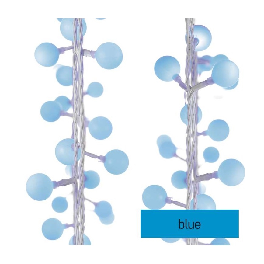 LED γιρλάντα εξωτερικού χώρου 40xLED/9m IP44 μπλε