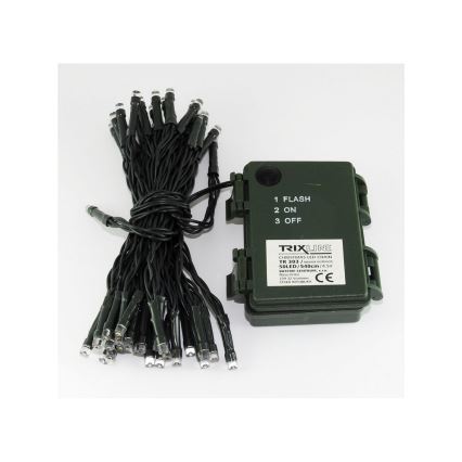 LED γιρλάντα εξωτερικού χώρου, 50 LED, 2 λειτουργίες, 5,4 m, IP44, θερμό λευκό