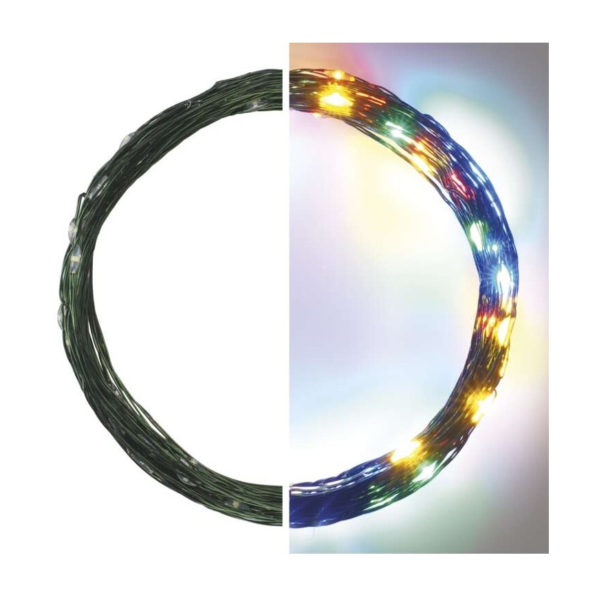 LED  γιρλάντα εξωτερικού χώρου 75xLED/12,5m IP44 πολύχρωμη