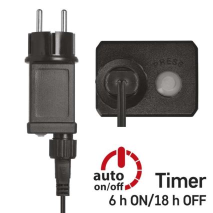 LED  γιρλάντα εξωτερικού χώρου 75xLED/12,5m IP44 πολύχρωμη