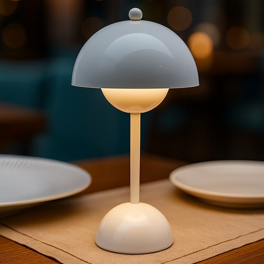 LED επαναφορτιζόμενη επιτραπέζια λάμπα αφής COSTA LED/3W/5V 2400 mAh 3000-6000K λευκή