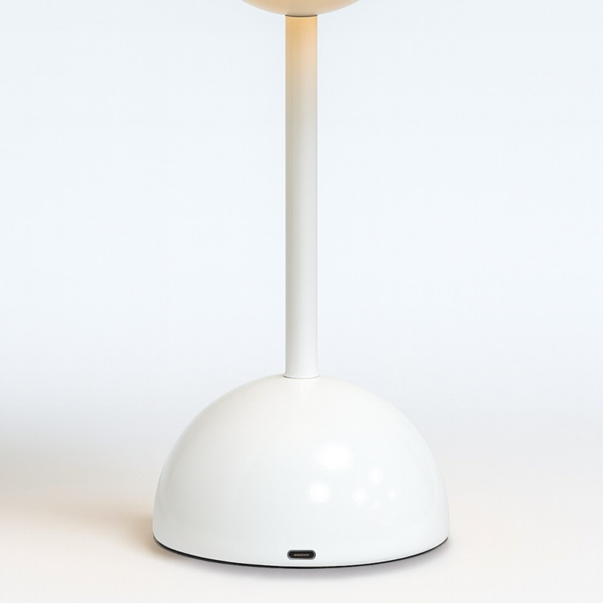 LED επαναφορτιζόμενη επιτραπέζια λάμπα αφής COSTA LED/3W/5V 2400 mAh 3000-6000K λευκή