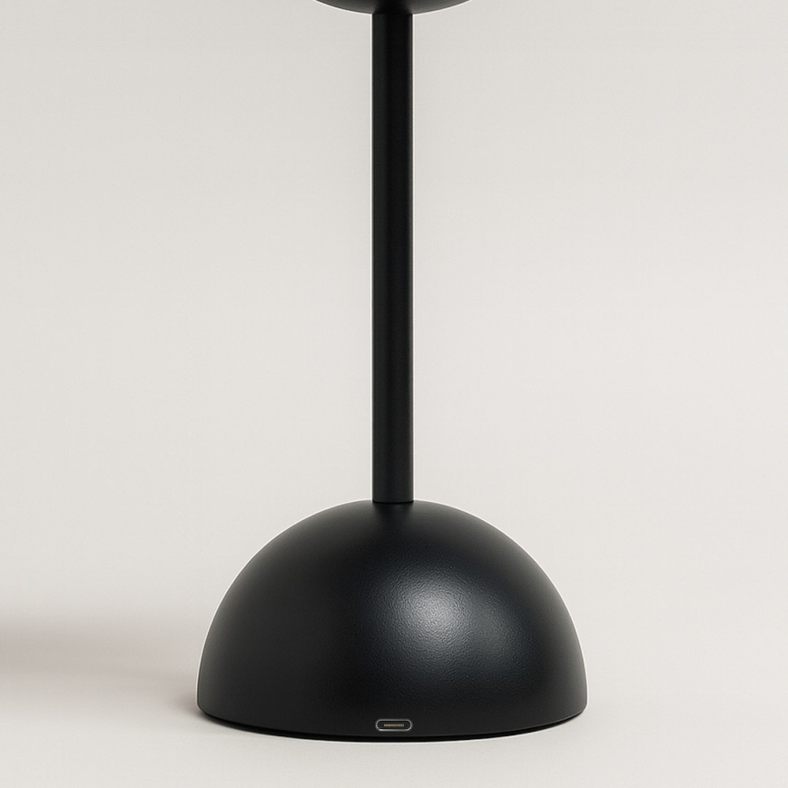 LED Επαναφορτιζόμενη επιτραπέζια λάμπα αφής COSTA LED/3W/5V 2400 mAh 3000-6000K μαύρη