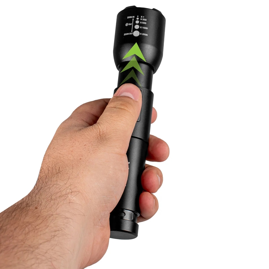 LED Ρυθμιζόμενος Φακός Επαναφορτιζόμενος LED/20W/5V IPX4 800 lm 2000 mAh