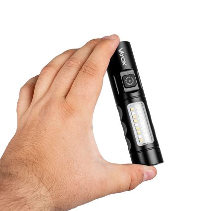 LED Φορητός Φακός με Ρυθμιζόμενη Φωτεινότητα και Κόκκινο Φως LED/5W/5V IPX4 250 lm 2000 mAh