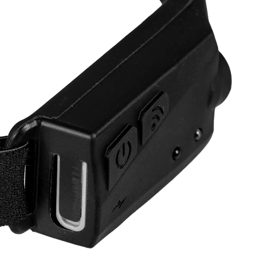 LED Επαναφορτιζόμενος Φακός Κεφαλής με Αισθητήρα, Ρυθμιζόμενη Φωτεινότητα 2xLED/5V IP44 350 lm 1200 mAh