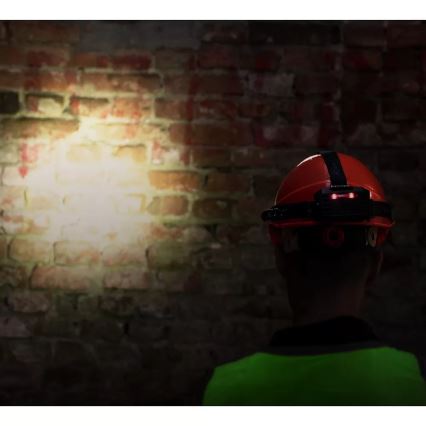 LED Επαναφορτιζόμενος Φακός Κεφαλής με Αισθητήρα, Λειτουργία Powerbank και Κόκκινο Φως LED/10W/5V IP44 1200 lm 4000 mAh