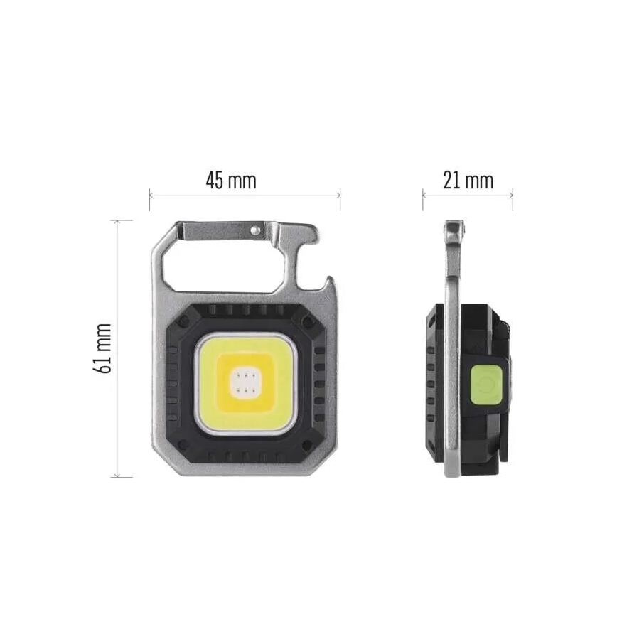 LED Επαναφορτιζόμενος φακός LED/USB/3,7V IP44 750 lm 400 mAh