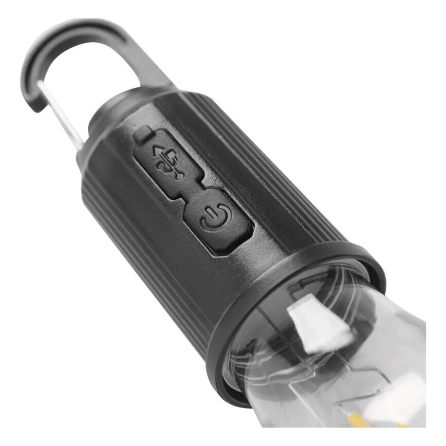 LED επαναφορτιζόμενος φακός LED/USB IP44 90 lm 400 mAh