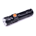 LED Επαναφορτιζόμενος Φακός USB LED/3W/3,7V IP44