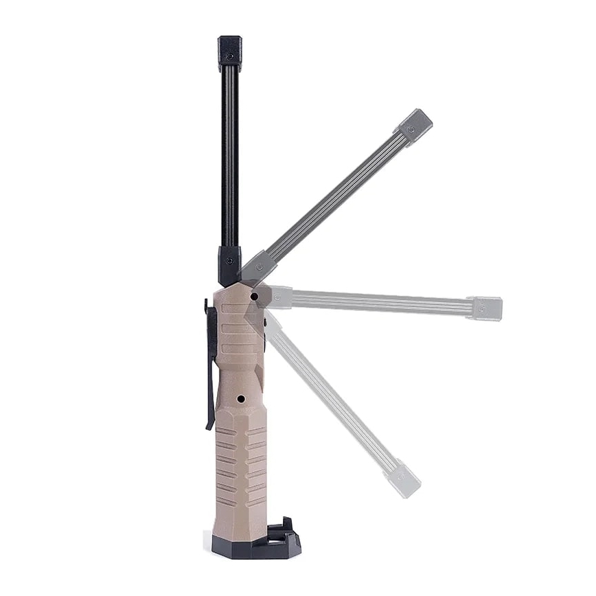 LED Επαναφορτιζόμενος ρυθμιζόμενος φακός εργασίας με λειτουργία powerbank LED/4W/5V IPX4 600 lm 2000 mAh