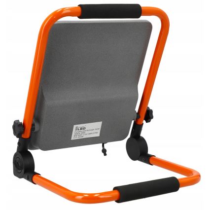 LED επαναφορτιζόμενος προβολέας με τρίποδο LED/100W/3,2V 4500K 15000 mAh IP65 πορτοκαλί