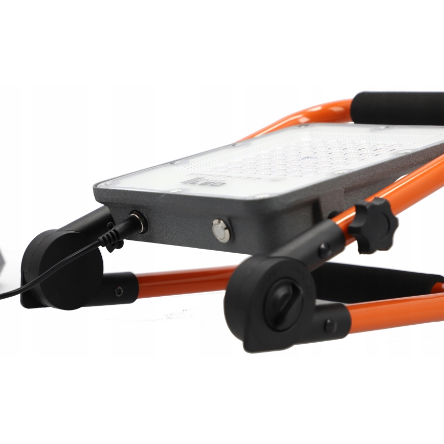 LED επαναφορτιζόμενος προβολέας με τρίποδο LED/100W/3,2V 4500K 15000 mAh IP65 πορτοκαλί