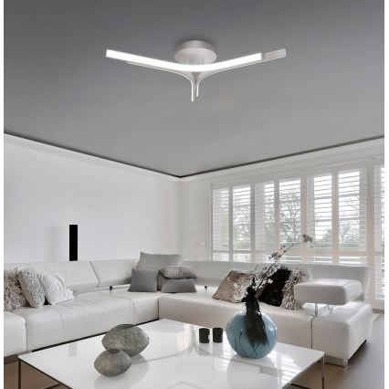 LED επιφανειακό φωτιστικό οροφής ALTA LED/30W/230V ασημένιο