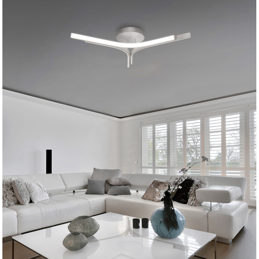LED επιφανειακό φωτιστικό οροφής ALTA LED/30W/230V ασημένιο