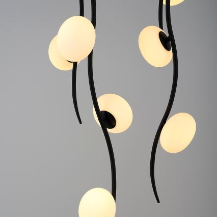 LED επιφανειακό φωτιστικό οροφής GELA 18xLED/3W/230V 3000K μαύρο