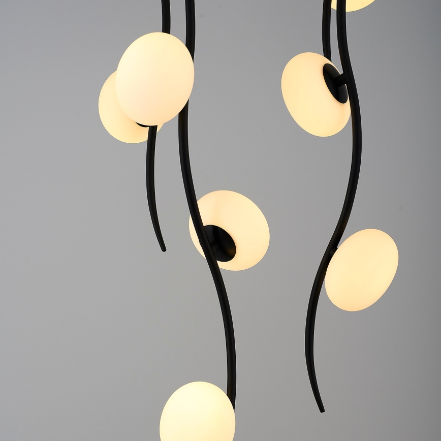 LED επιφανειακό φωτιστικό οροφής GELA 18xLED/3W/230V 3000K μαύρο