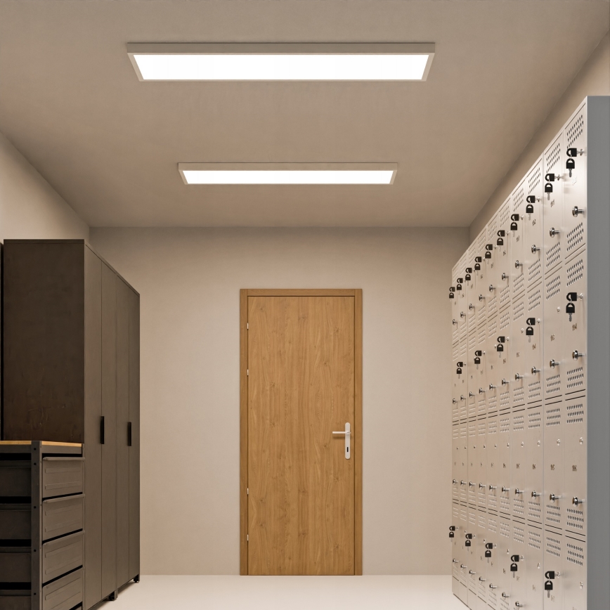 LED Επιφανειακό πάνελ LED/60W/230V 30x120 cm λευκό