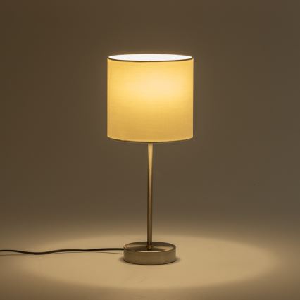 LED επιτραπέζιο φωτιστικό 1xE14/5W/230V λευκό/ματ χρώμιο