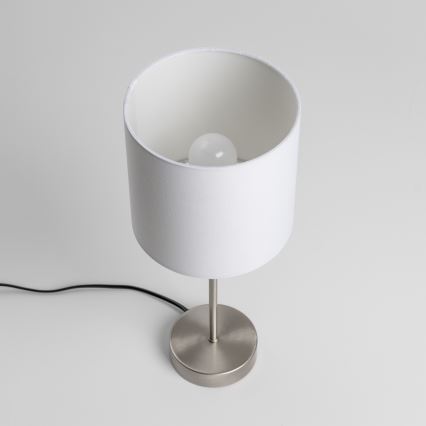 LED επιτραπέζιο φωτιστικό 1xE14/5W/230V λευκό/ματ χρώμιο