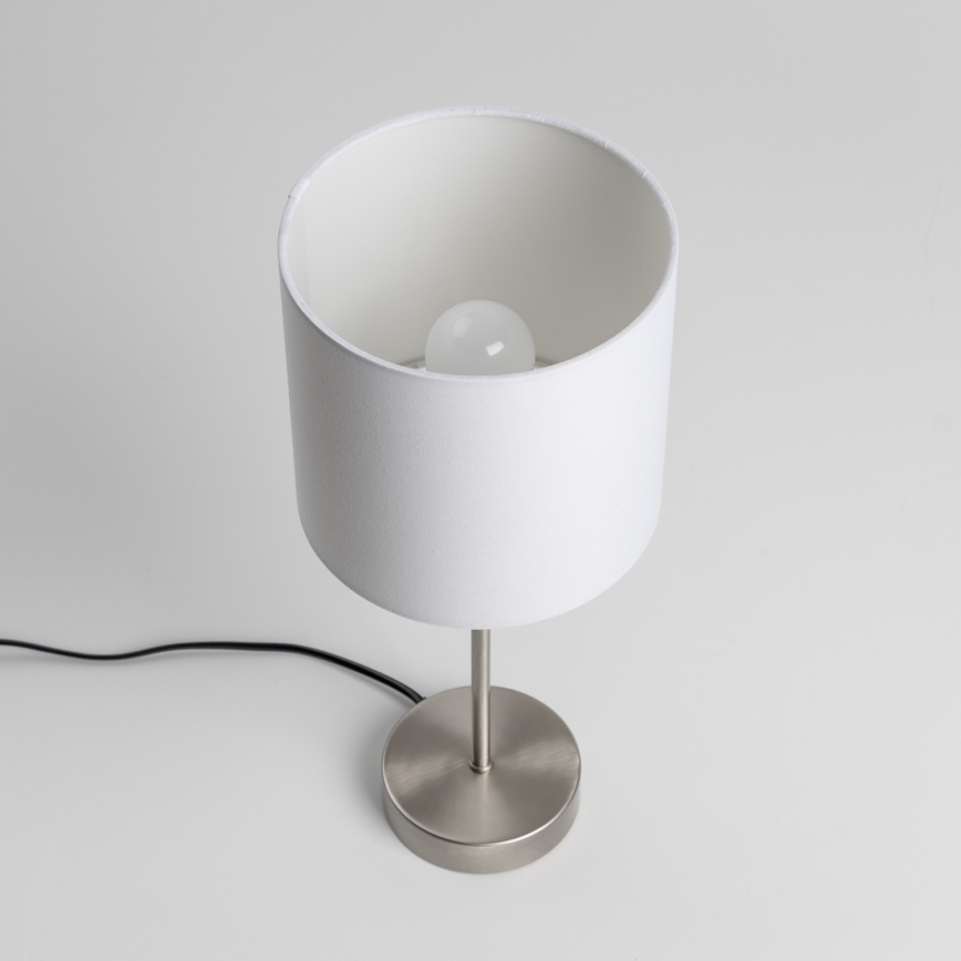 LED επιτραπέζιο φωτιστικό 1xE14/5W/230V λευκό/ματ χρώμιο