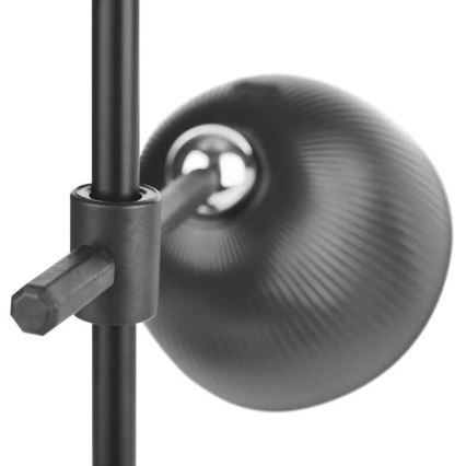 LED Ρυθμιζόμενος επαναφορτιζόμενος επιτραπέζιος λαμπτήρας μαγνητικός 4 σε 1 LED/4,2W/3,7V 4000K 1200mAh μαύρο