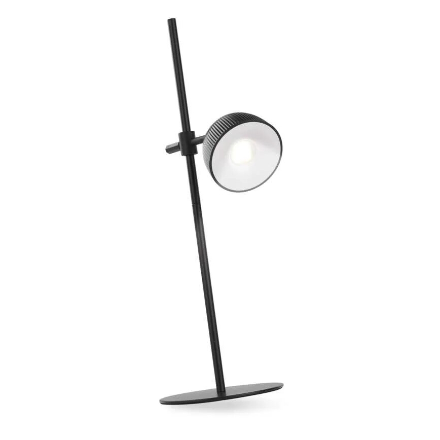 LED Ρυθμιζόμενος επαναφορτιζόμενος επιτραπέζιος λαμπτήρας μαγνητικός 4 σε 1 LED/4,2W/3,7V 4000K 1200mAh μαύρο