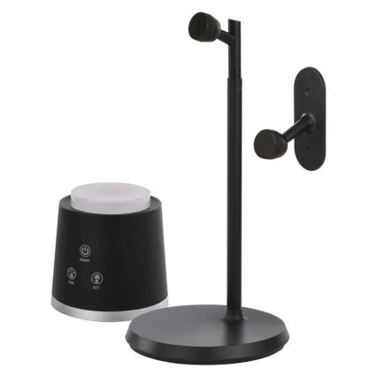 LED Ρυθμιζόμενο Επιτραπέζιο Φωτιστικό Φόρτισης 4 σε 1 LED/6W/3,7V 3000K/4000K/6500K 1500mAh μαύρο