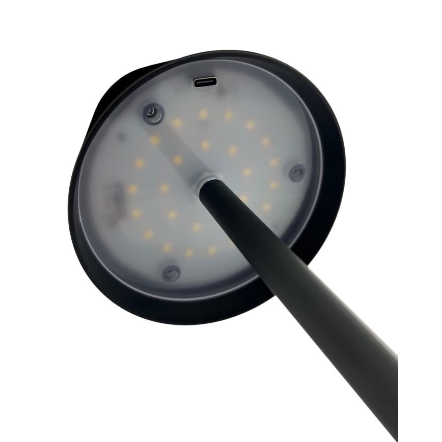 LED Επιτραπέζιο Φωτιστικό Αφής με Ρύθμιση Φωτεινότητας LED/5W/5V USB 1200 mAh μαύρο