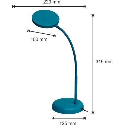 Επιτραπέζιο φωτιστικό LED ANITA LED/6W/230V