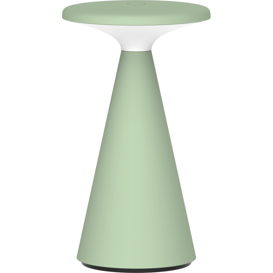 LED Επιτραπέζιο εξωτερικό φωτιστικό PAROS με ρυθμιζόμενη ένταση, αφής LED/1,8W/5V USB 1800 mAh IP44 πράσινο