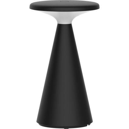 LED Ρυθμιζόμενο με αφής εξωτερικό επιτραπέζιο φωτιστικό PAROS LED/1,8W/5V USB 1800 mAh IP44 μαύρο