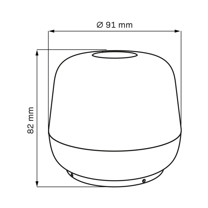 LED Επιτραπέζιο εξωτερικό φωτιστικό αφής με ρύθμιση φωτεινότητας SAMBA LED/1,2W/5V USB 1200 mAh IP44 πράσινο