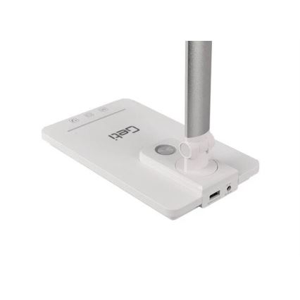 LED Ρυθμιζόμενο Επιτραπέζιο Φωτιστικό με USB LED/9W/230V 3000K/4000K/5500K λευκό