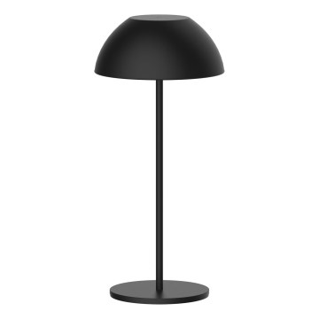 LED Επιτραπέζιο εξωτερικό φωτιστικό αφής με ρύθμιση φωτεινότητας TANZANIA LED/1,8W/5V USB 1800 mAh IP44 μαύρο