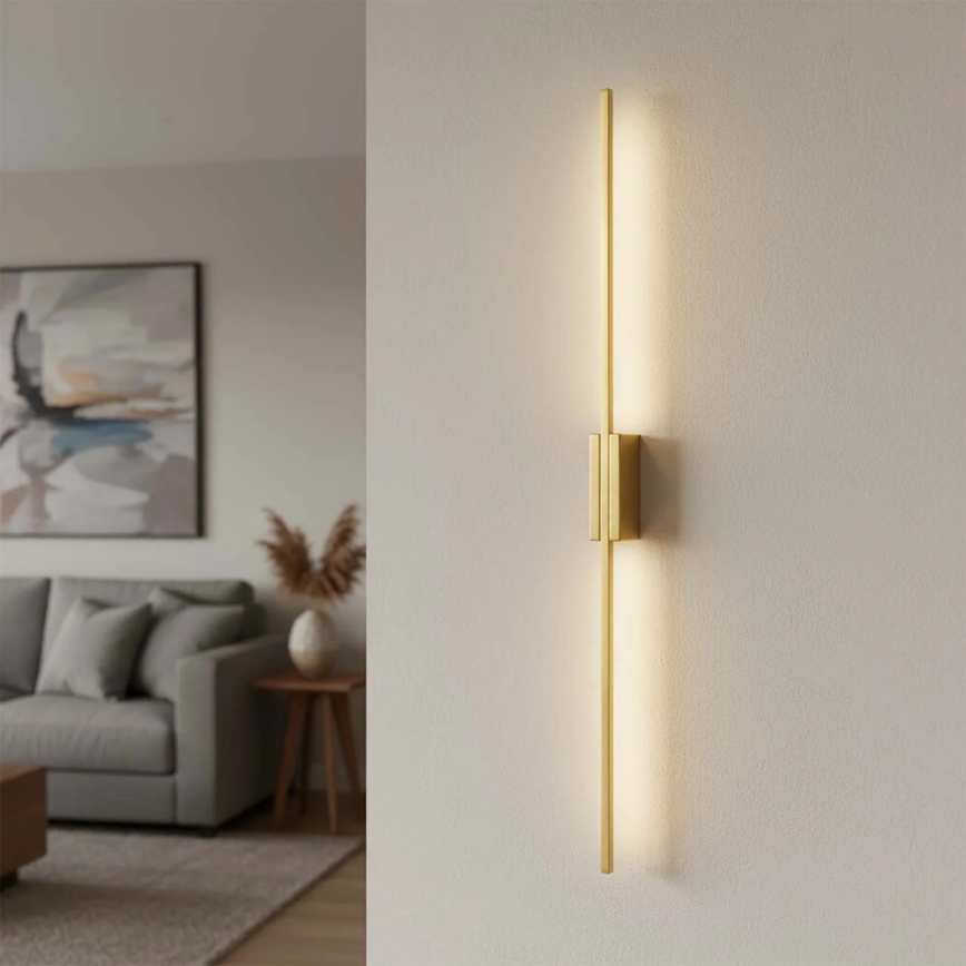 LED επιτοίχιο φωτιστικό AISHA LED/20W/230V 4000K 120 cm χρυσό
