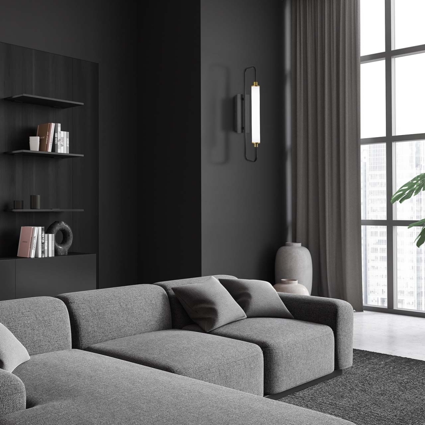 LED Επιτοίχιο φωτιστικό FELICJA LED/10W/230V 4000K μαύρο