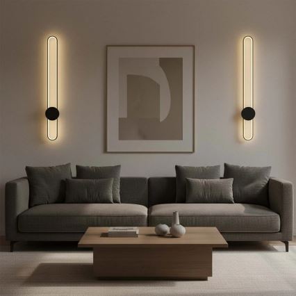 LED Επιτοίχιο φωτιστικό FLORENTYNA LED/24W/230V 4000K χρυσό/μαύρο