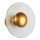 LED επιτοίχιο φωτιστικό GLAMOUR LED/9W/230V, χρυσό