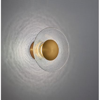 LED επιτοίχιο φωτιστικό GLAMOUR LED/9W/230V, χρυσό