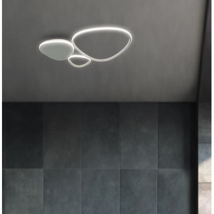 LED Επιτοίχιο φωτιστικό HELIX LED/33W/230V γκρι