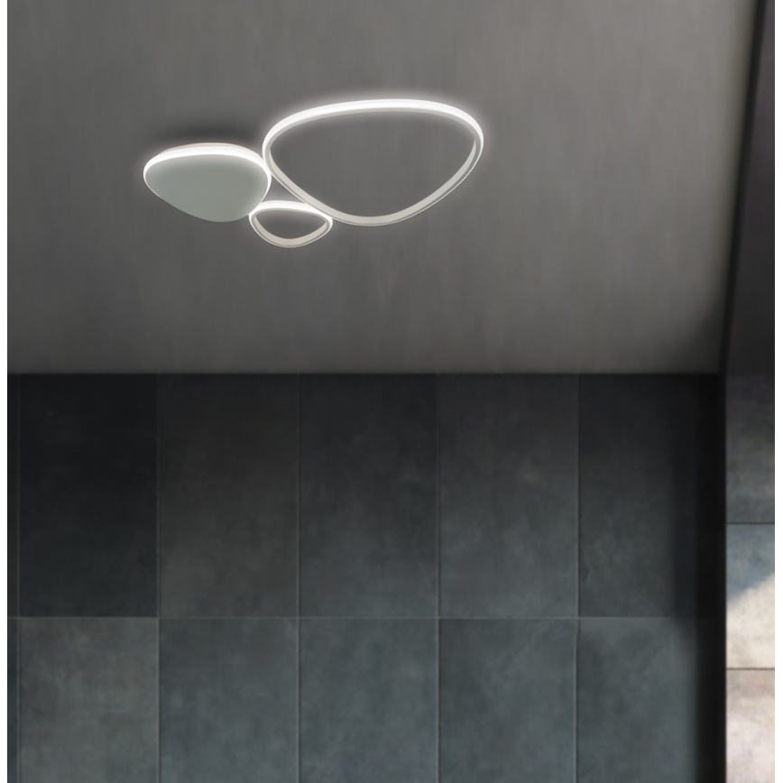 LED Επιτοίχιο φωτιστικό HELIX LED/33W/230V γκρι