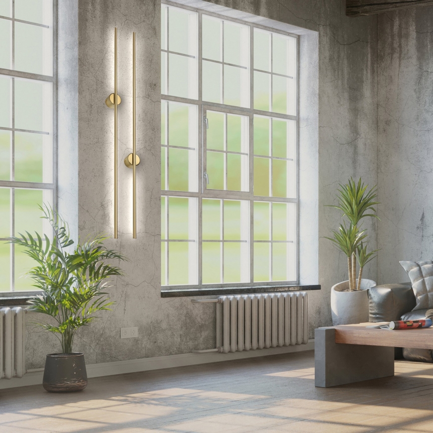 LED Επιτοίχιο φωτιστικό LANA LED/12W/230V 4000K ματ χρυσό