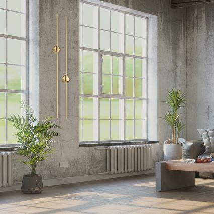 LED Επιτοίχιο φωτιστικό LANA LED/12W/230V 4000K ματ χρυσό