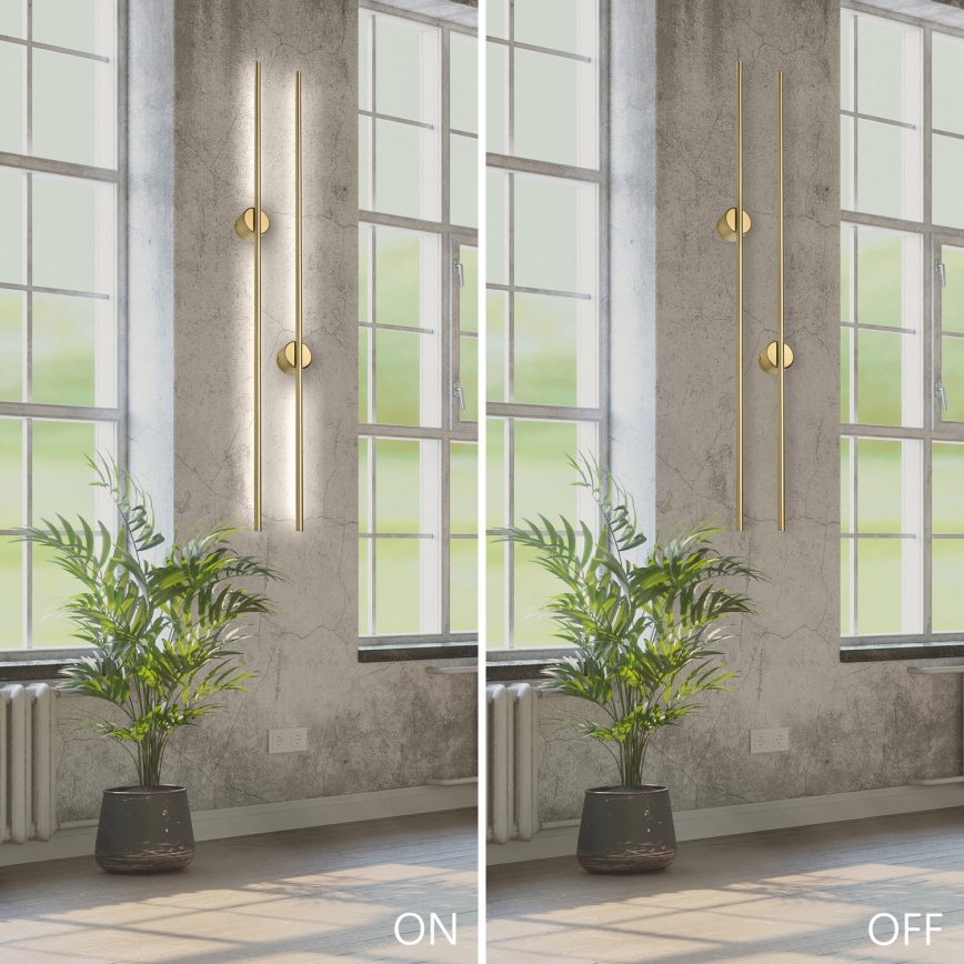 LED Επιτοίχιο φωτιστικό LANA LED/12W/230V 4000K ματ χρυσό