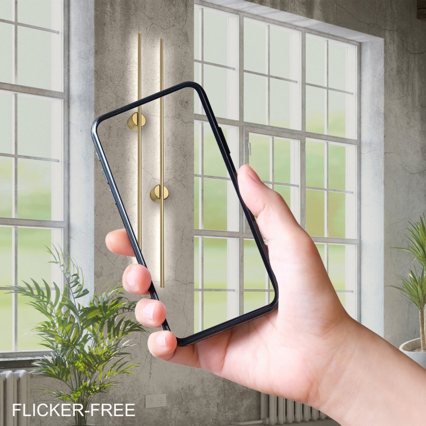 LED Επιτοίχιο φωτιστικό LANA LED/12W/230V 4000K ματ χρυσό