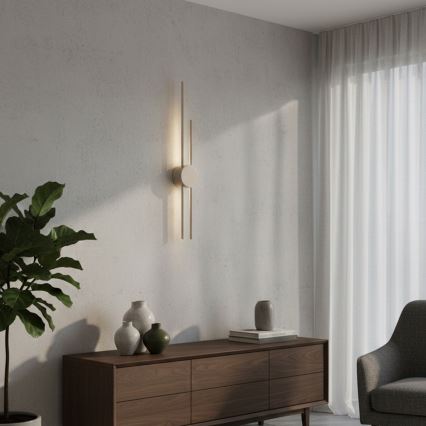 LED Επιτοίχιο φωτιστικό LANA LED/15W/230V 4000K μπεζ