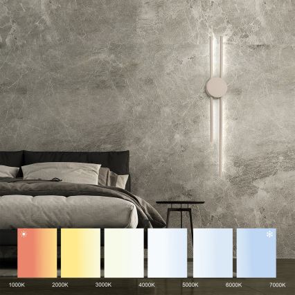 LED Επιτοίχιο φωτιστικό LANA LED/15W/230V 4000K μπεζ